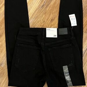 NWT NEW Black Aeropostale High Rise Jegging Flex Effects 4 Way Stretch Jeans  2R